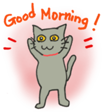 Kissa & Harmaa, greetings sticker #7676821