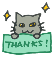 Kissa & Harmaa, greetings sticker #7676836