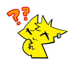 Vivid cats sticker #7676904