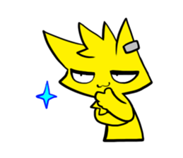 Vivid cats sticker #7676909