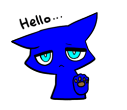 Vivid cats sticker #7676920