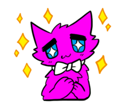 Vivid cats sticker #7676931