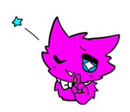 Vivid cats sticker #7676932