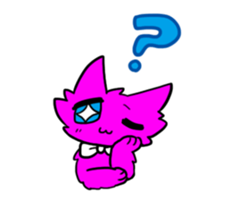 Vivid cats sticker #7676934