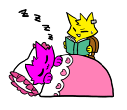 Vivid cats sticker #7676936