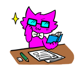 Vivid cats sticker #7676937