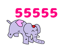 Miracle of elephant sticker #7677099