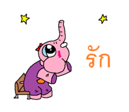 Elephant (goddess elephant) of the idol sticker #7677861