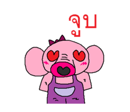 Elephant (goddess elephant) of the idol sticker #7677897