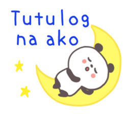 A panda and Tagalog sticker #7677907