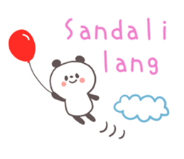 A panda and Tagalog sticker #7677931
