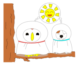 Fuku-chan 8. (owl) Autumn Version. sticker #7677992