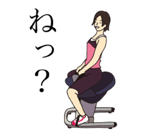 Feel exercise by these fitness stickers! sticker #7678079