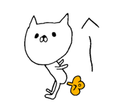 Silly cat. sticker #7678195