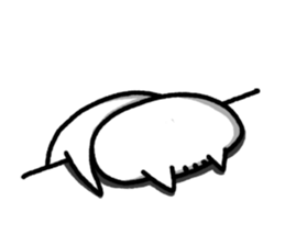 Unrestrained cat sticker sticker #7678242