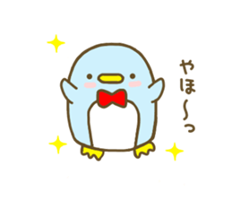 A bow tie Penguin sticker #7678260