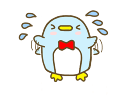 A bow tie Penguin sticker #7678263