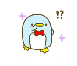 A bow tie Penguin sticker #7678268