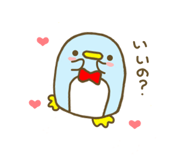 A bow tie Penguin sticker #7678271