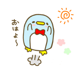 A bow tie Penguin sticker #7678275