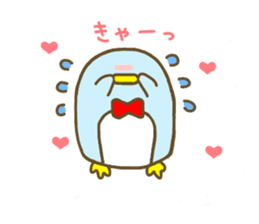 A bow tie Penguin sticker #7678276