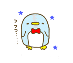 A bow tie Penguin sticker #7678281