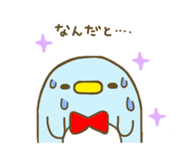 A bow tie Penguin sticker #7678282
