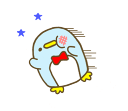 A bow tie Penguin sticker #7678284