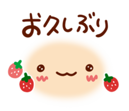 Handwriting face Sticker sticker #7678303