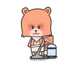 Raccoon Butler sticker #7678391