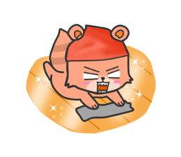 Raccoon Butler sticker #7678397