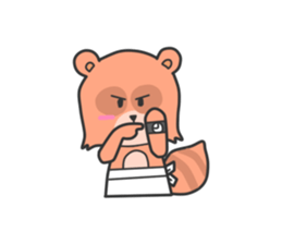 Raccoon Butler sticker #7678413