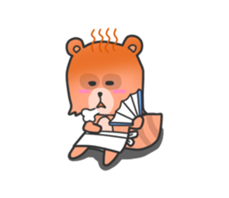 Raccoon Butler sticker #7678414