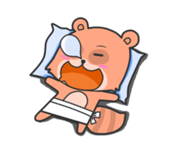 Raccoon Butler sticker #7678419