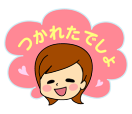 kawaii women sticker #7678666