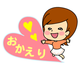 kawaii women sticker #7678673