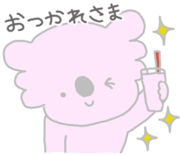 It is a koala leisurely 3 strawberry sticker #7678704