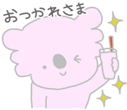 It is a koala leisurely 3 strawberry sticker #7678704