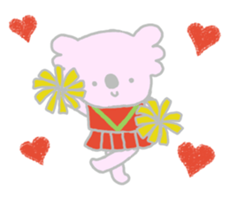 It is a koala leisurely 3 strawberry sticker #7678708