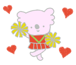 It is a koala leisurely 3 strawberry sticker #7678708