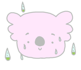 It is a koala leisurely 3 strawberry sticker #7678721