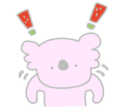 It is a koala leisurely 3 strawberry sticker #7678722