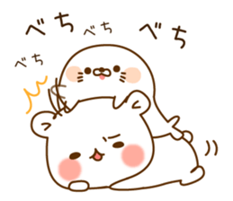 Vulgar bear VS Stinging tongue seal sticker #7678860