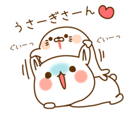 Vulgar bear VS Stinging tongue seal sticker #7678862