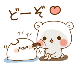 Vulgar bear VS Stinging tongue seal sticker #7678880