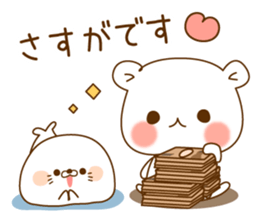 Vulgar bear VS Stinging tongue seal sticker #7678892