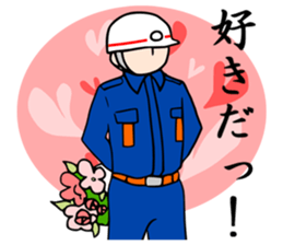 Fire fighting party Mr.Y. sticker #7679069