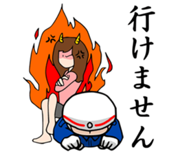 Fire fighting party Mr.Y. sticker #7679099