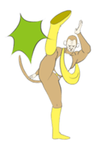 Kawaii  Monkey sticker #7679276