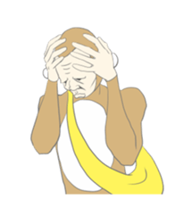 Kawaii  Monkey sticker #7679279